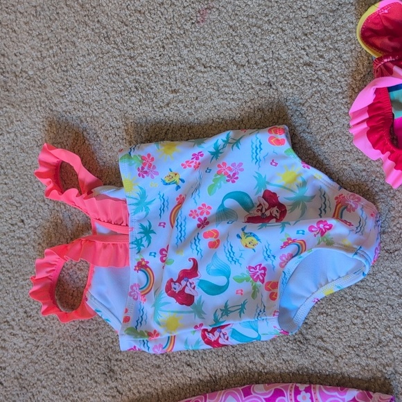Girls Mixed Brand Swimsuit Bundles Size 2/3T Three One Piece Swimsuits Vacation - Picture 7 of 10